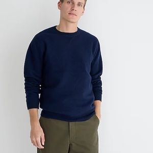 $148 J. Crew Wallace & Barnes Boiled Merino Wool Crewneck Sweatshirt Small